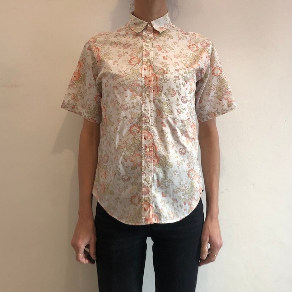 Beautiful TILLEY X LIBERTY ART FABRICS Multicolor Floral Cotton Blouse S